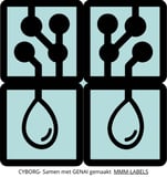 Cyborg-Samen gemaakt met GENAI