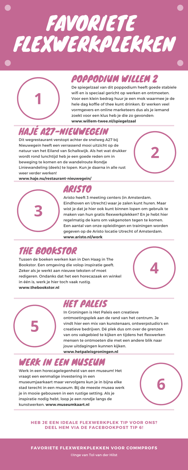 Favoriete Flexwerkplekken voor commprofs_TIP 7_Infographic (1)