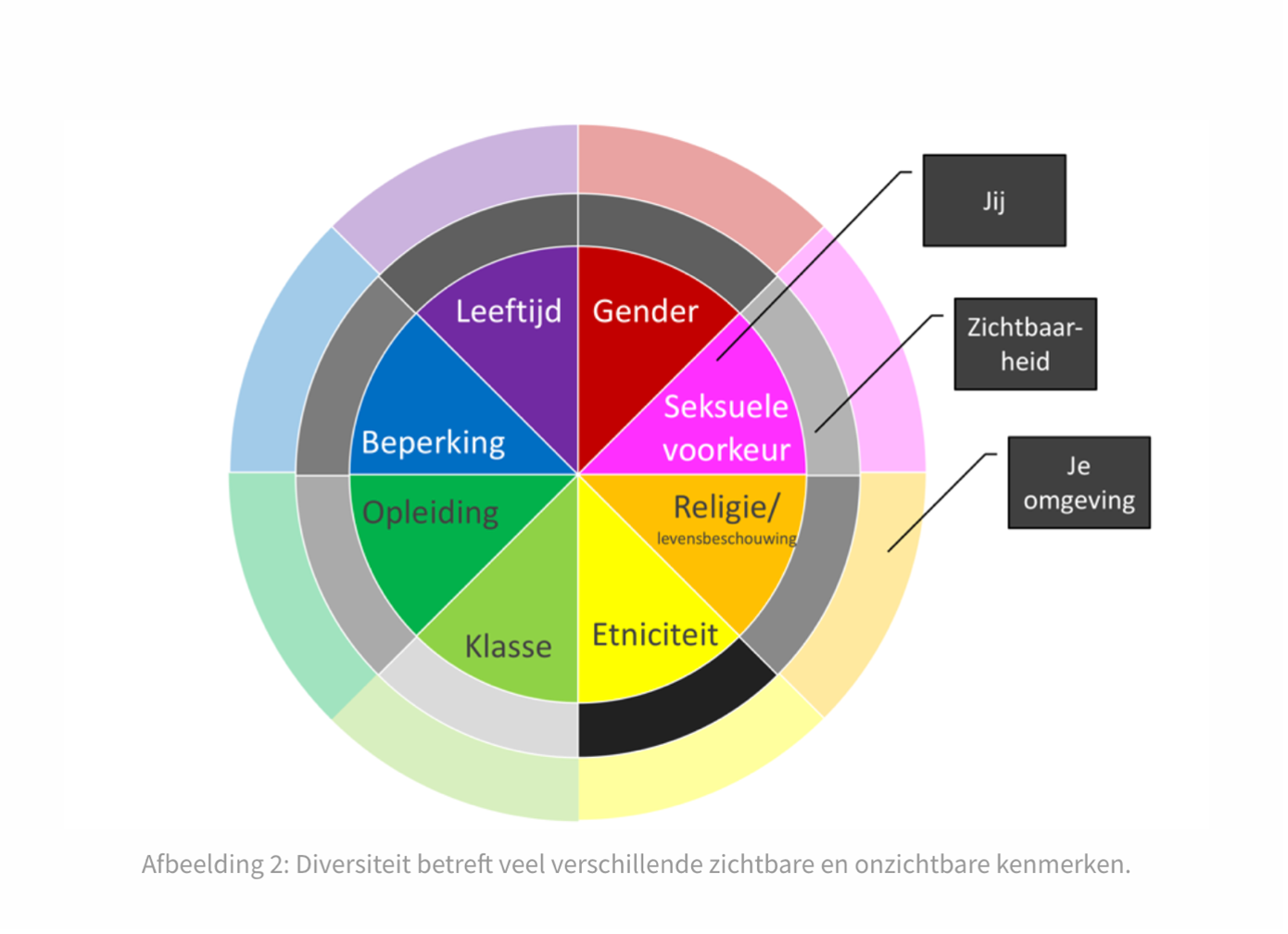Diversiteit zichtbare en onzichtbare kenmerken