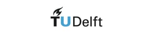 Logo TU Delft, vlag van prometheus