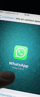 Whatsapp naar de minister