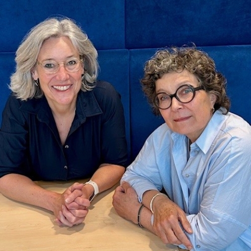 Opdrachtgevers Liliane Ruyters en Marieke Kuysters